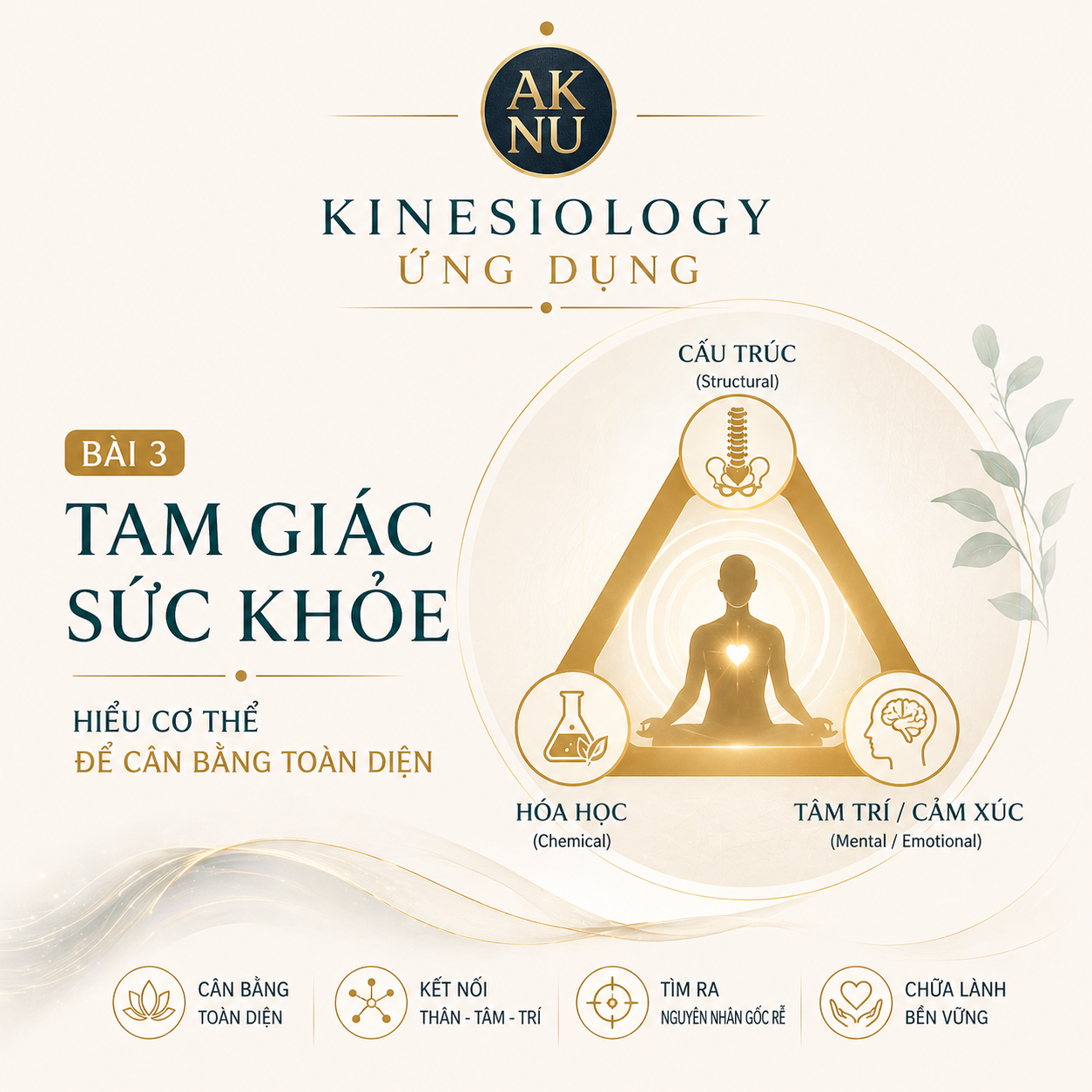 Bài 3: Tam giác Sức khỏe (Triad of Health)